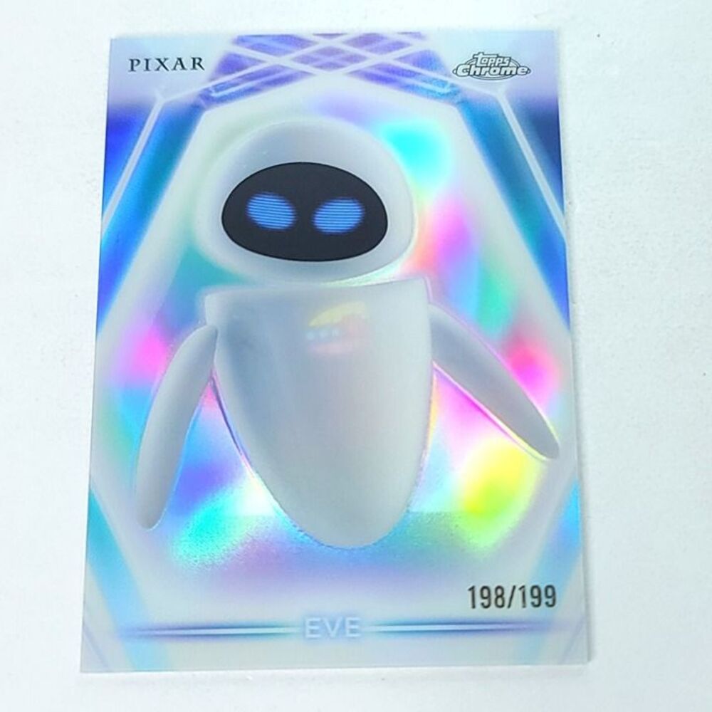Eve Topps 2026 Disney Neon Holo Chrome Refractor Limited 198/199 CNE